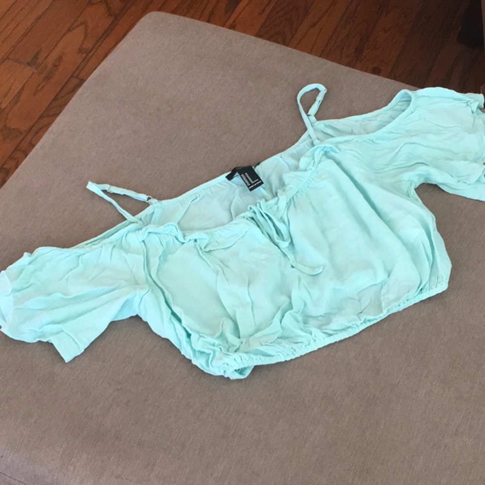 Forever 21 off-shoulder crop top